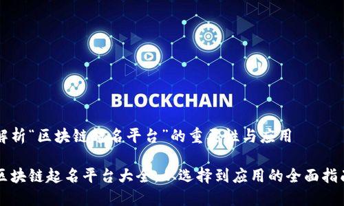 解析“区块链起名平台”的重要性与应用

区块链起名平台大全：从选择到应用的全面指南